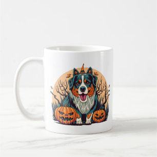 Bernese Mountain Dog Spooky Halloween Kaffeetasse