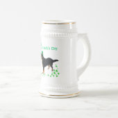 Bernese Mountain Dog St. Patrick's Day Bierglas (VorderseiteRechts)