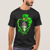 Bernese Mountain Dog St Patricks Day Lover Irish S T-Shirt (Vorderseite)