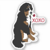 Bernese Mountain Dog Sticker (Vorderseite)