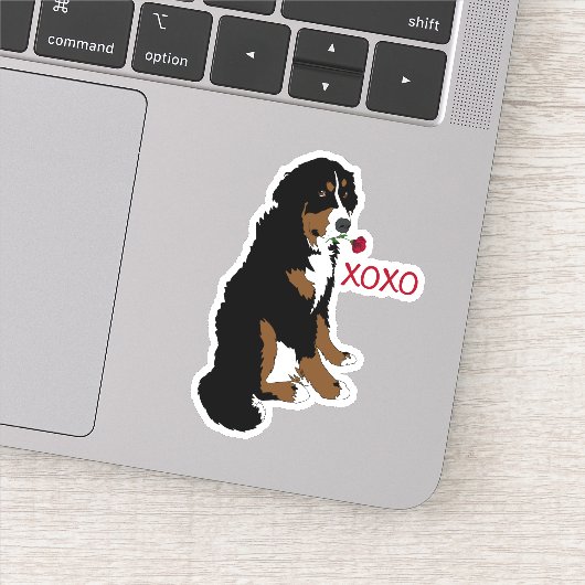 Bernese Mountain Dog Sticker (Detail)