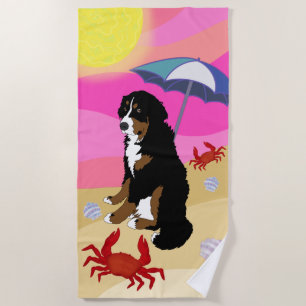 Bernese Mountain Dog Strandtuch