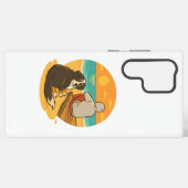 Bernese Mountain Dog Sunset Beach Companion Samsung Galaxy Hülle (Rückseite (Horizontal))