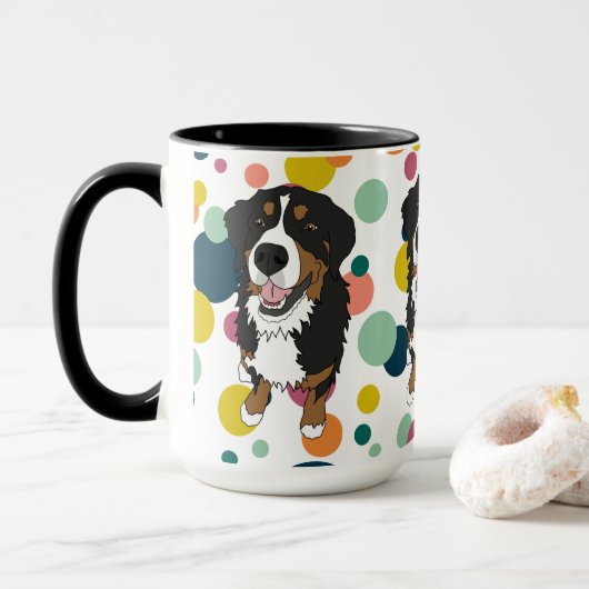 Bernese Mountain Dog Tasse (Mit Donut)