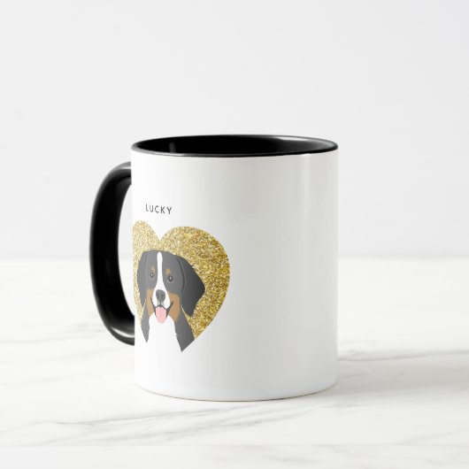 Bernese Mountain Dog Tasse (Vorderseite Links)
