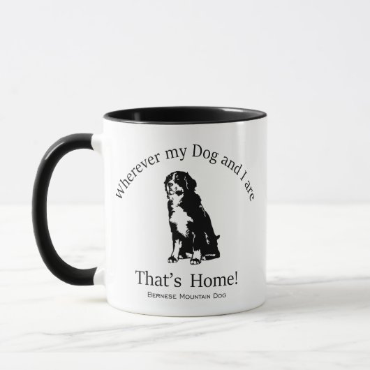 Bernese Mountain Dog Tasse (Links)
