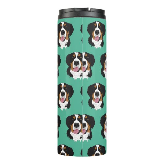 Bernese Mountain Dog Thermosbecher (Rückseite)