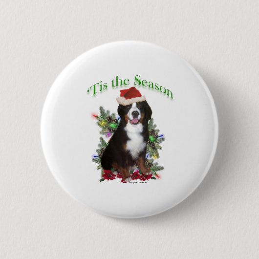 Bernese Mountain Dog "Tis Button (Vorderseite)