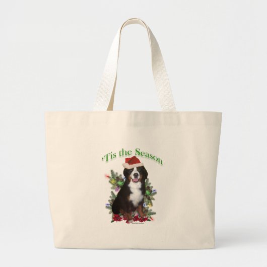 Bernese Mountain Dog "Tis Jumbo Stoffbeutel (Vorne)