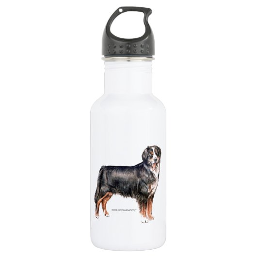 Bernese Mountain Dog Trinkflasche (Vorderseite)