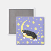 Bernese Mountain Dog Twinkle Magnet (Vorderseite/Rückseite)