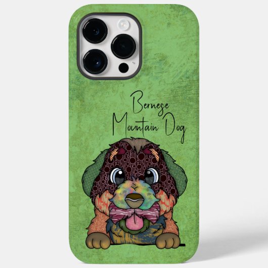 Bernese Mountain Dog Ugly Face Case-Mate iPhone Hülle (Rückseite)
