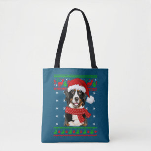 Bernese Mountain Dog Ugly Sweater Christmas Welpe Tasche