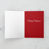 Bernese Mountain Dog und Orca Weihnachten Karte (Innenseite)