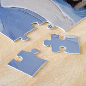 Bernese Mountain Dog Valentine's Day Heart Scarf Puzzle (Seite)