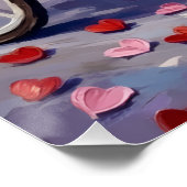 Bernese Mountain Dog Valentine's Day Poster (Ecke)