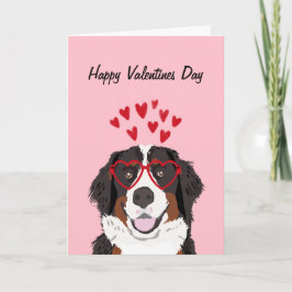 Bernese Mountain Dog Valentines Hund Liebe Feiertagskarte