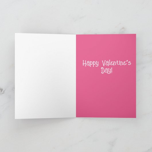 Bernese Mountain Dog Valentinstag Dankeskarte (Innenseite)