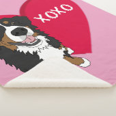 Bernese Mountain Dog Valentinstag Sherpadecke (3/4)