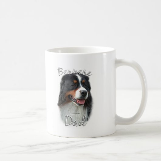 Bernese Mountain Dog Vater 2 Kaffeetasse (Rechts)