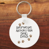 Bernese Mountain Dog Vater Schlüsselanhänger (Vorderseite)