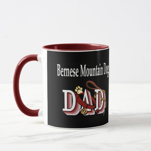 Bernese Mountain Dog Vater Tasse (Links)