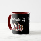 Bernese Mountain Dog Vater Tasse (Vorderseite Links)