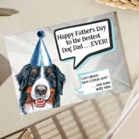 Bernese Mountain Dog Vatertag Vater