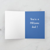 Bernese Mountain Dog Vathers Day Card Karte (Innenseite)