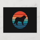 Bernese Mountain Dog Vintag Retro Postkarte (Vorderseite)