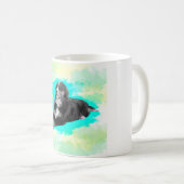 Bernese Mountain Dog Wasserfarbene Kunst, Dichtung Kaffeetasse (VorderseiteRechts)