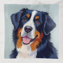 Bernese Mountain Dog | Watercolor Painting