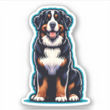 Bernese Mountain Dog Waterproof Sticker