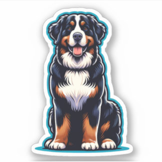 Bernese Mountain Dog Waterproof Sticker