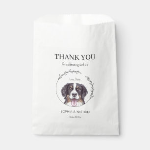 Bernese Mountain Dog Wedding Vielen Dank für Ihre Geschenktütchen