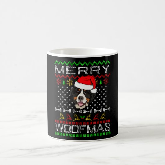 Bernese Mountain Dog Weihnachtsgeschenk Idee Kaffeetasse (Mittel)