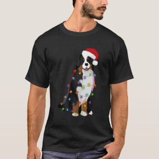 Bernese Mountain Dog Weihnachtslicht Xmas Dog Lov T-Shirt