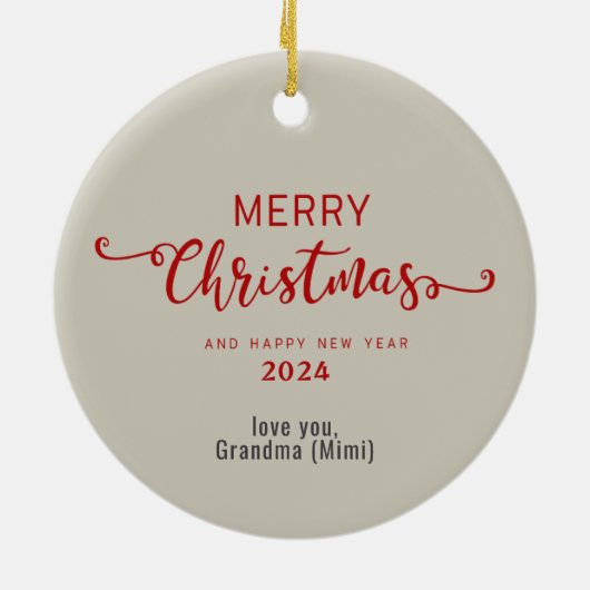 Bernese Mountain Dog Weihnachtsschmuck (Hinten)