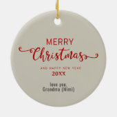 Bernese Mountain Dog Weihnachtsschmuck (Hinten)
