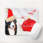 Bernese Mountain Dog Weihnachtsschmuck Mousepad (Mit Mouse)