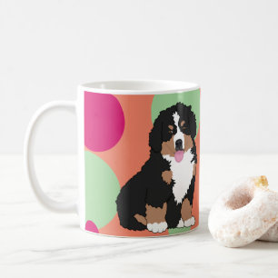 Bernese Mountain Dog Welpe Geburtstagskaffee Tasse