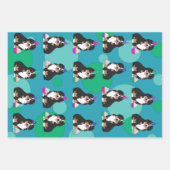 Bernese Mountain Dog Welpenhühnerpapier Blätter (Vorderseite 3)
