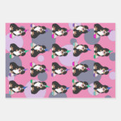 Bernese Mountain Dog Welpenhühnerpapier Blätter (Vorderseite 2)