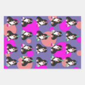 Bernese Mountain Dog Welpenhühnerpapier Blätter (Vorderseite)