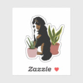 Bernese Mountain Dog Welpensticker Aufkleber (Blatt)