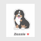 Bernese Mountain Dog Welpensticker Aufkleber (Blatt)