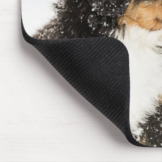Bernese Mountain Dog Welppies Sniff Mousepad (Ecke)