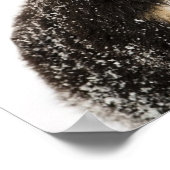 Bernese Mountain Dog Welppies Sniff Poster (Ecke)