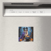 Bernese Mountain Dog Whimsical Halloween Malerei Magnet (In Situ (Geschirrspüler))