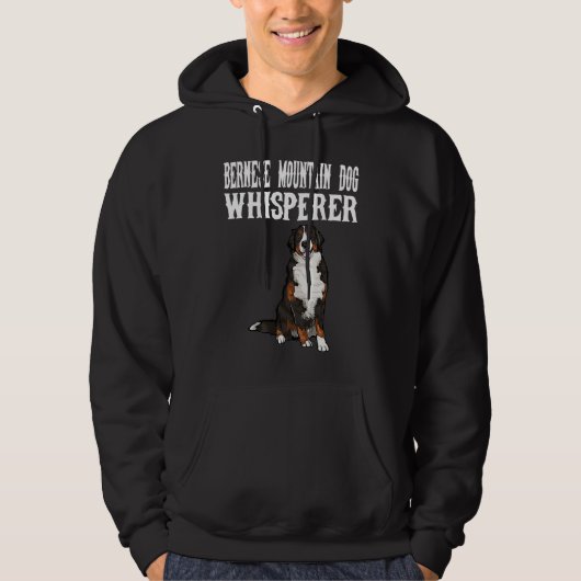 Bernese Mountain Dog Wisperer  Dog Hoodie (Vorderseite)